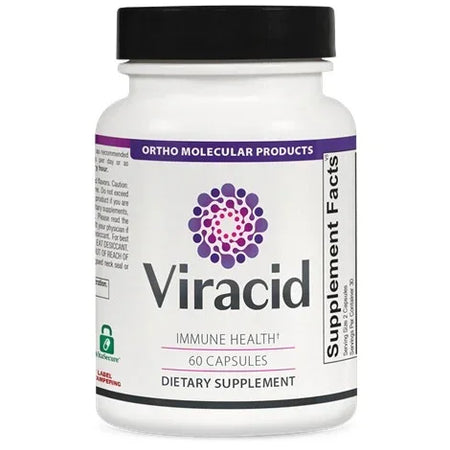 Viracid dietary supplement bottle for immune health with 60 capsules