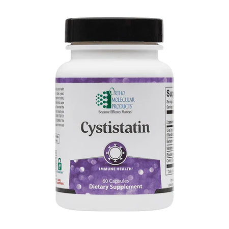 Cystistatin dietary supplement bottle with immune health label, 60 capsules