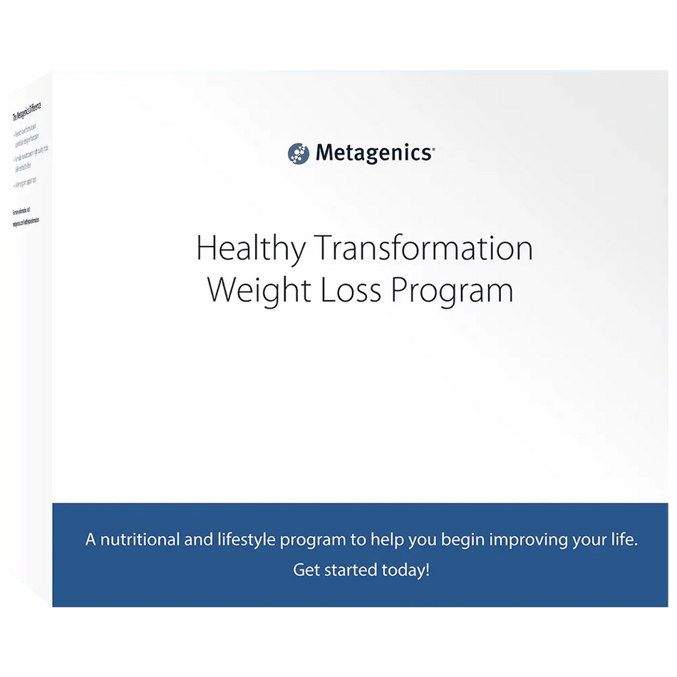 Box for Metagenics Healthy Transformation Weight Loss Program, nutritional lifestyle kit.