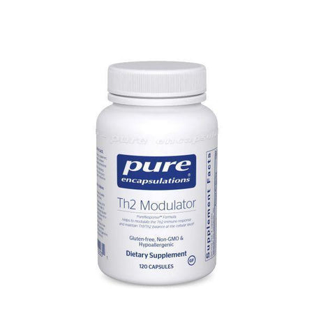 Pure Encapsulations Th2 Modulator dietary supplement bottle, 120 capsules, gluten-free