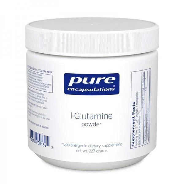 Pure Encapsulations L-Glutamine powder dietary supplement 227 grams container