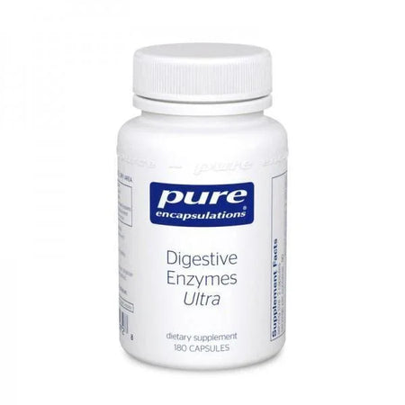 Pure Encapsulations Digestive Enzymes Ultra supplement bottle, 180 capsules