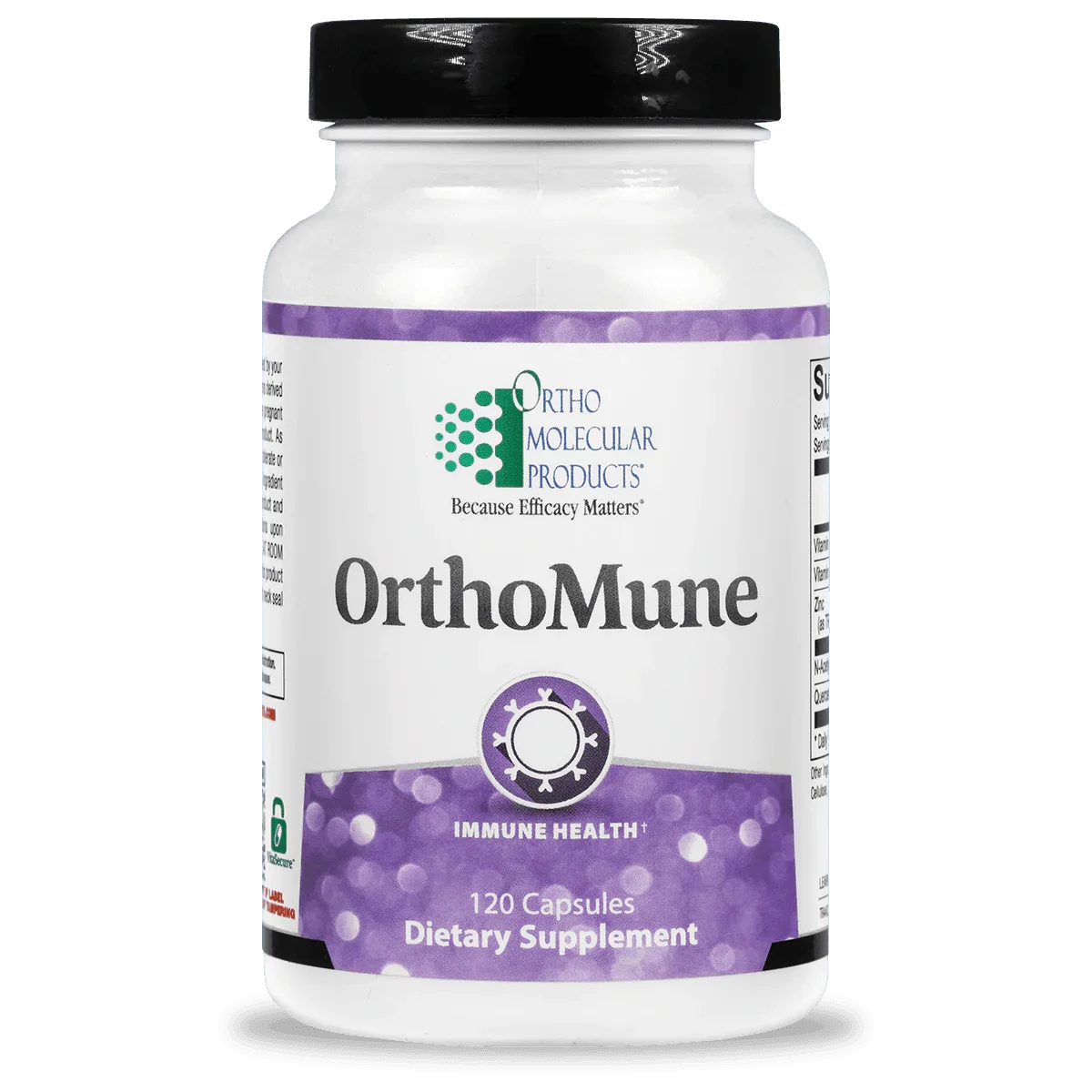 OrthoMune 120 capsules dietary supplement bottle for immune health support
