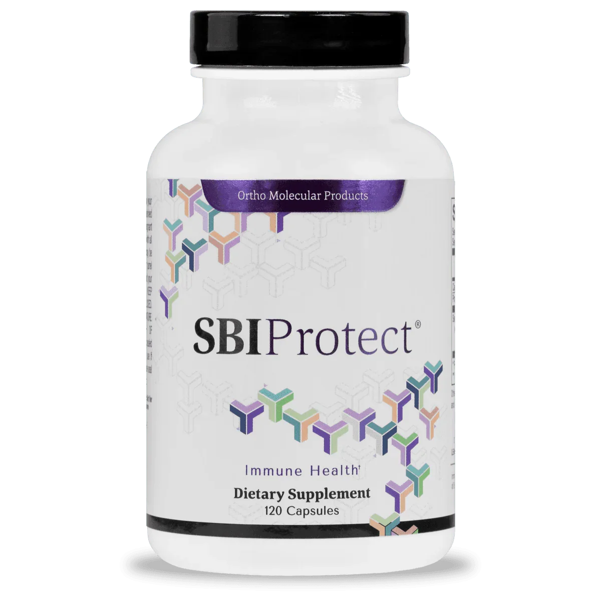 SBI Protect dietary supplement bottle for immune health, 120 capsules, white label
