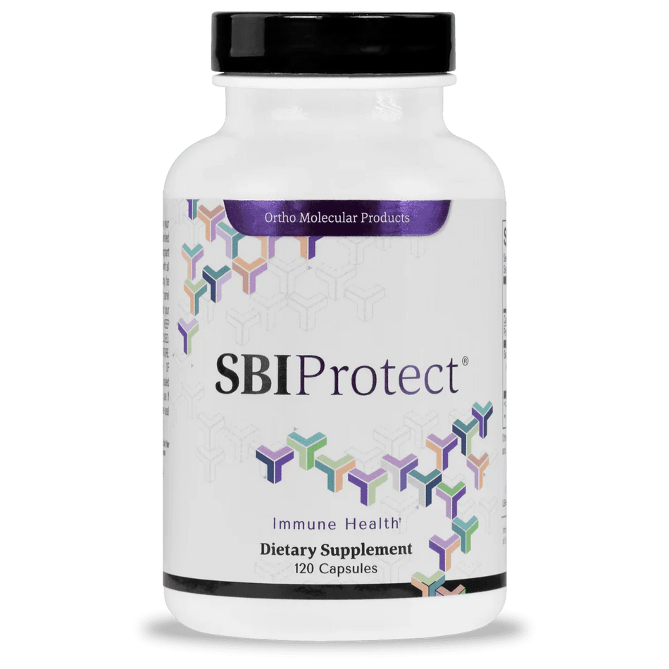 SBI Protect dietary supplement bottle for immune health, 120 capsules, white label